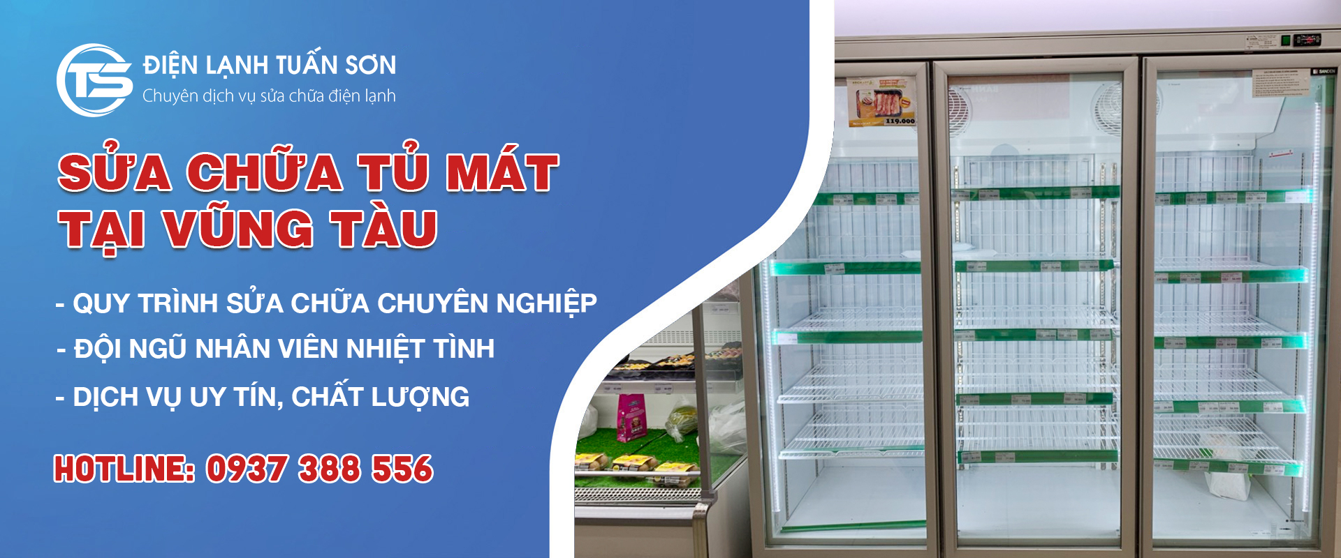dịch vụ sửa tủ mát siêu thị tại Vũng Tàu